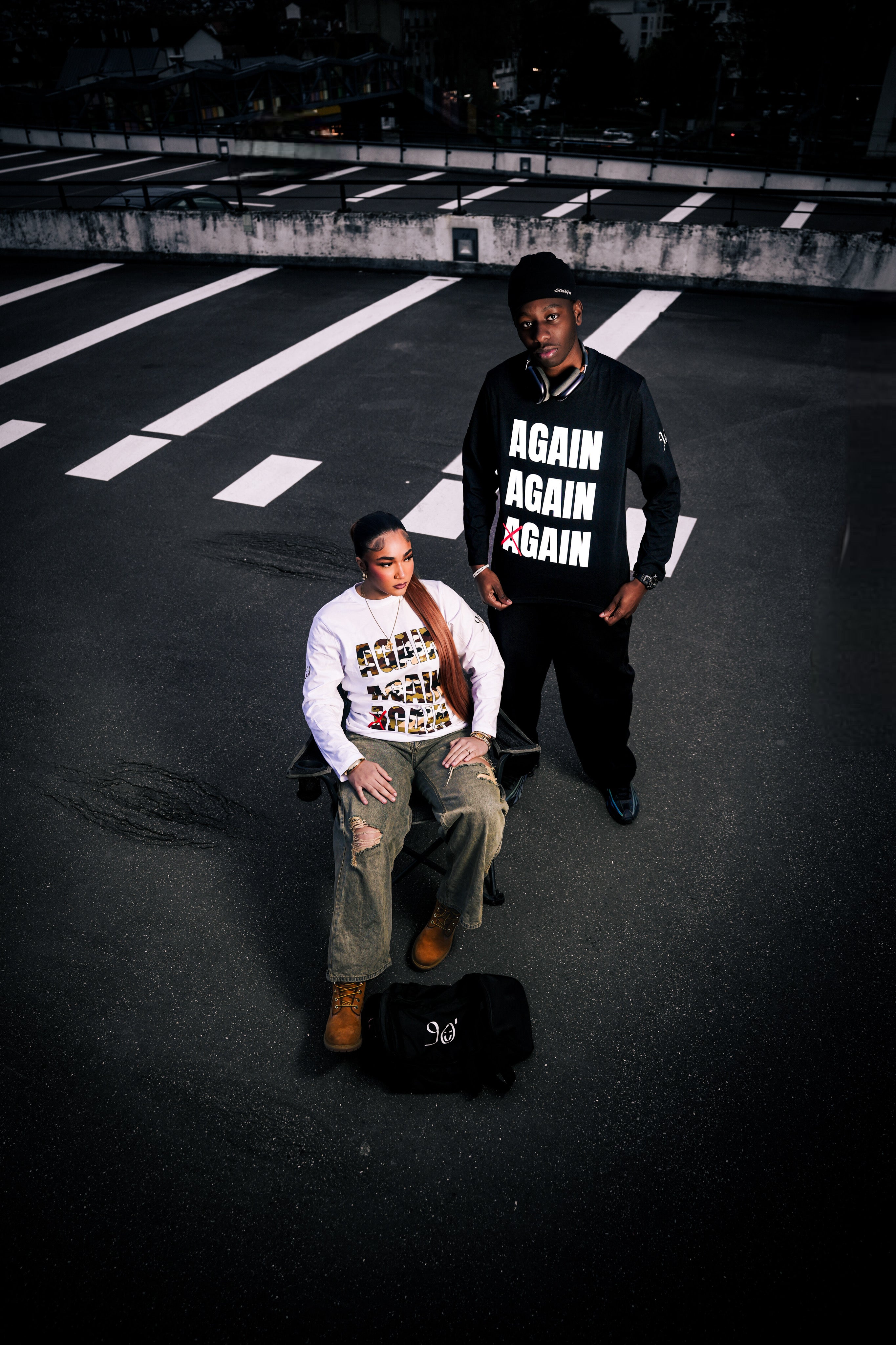 LONGSLEEVE AGAIN BLANC CAMO