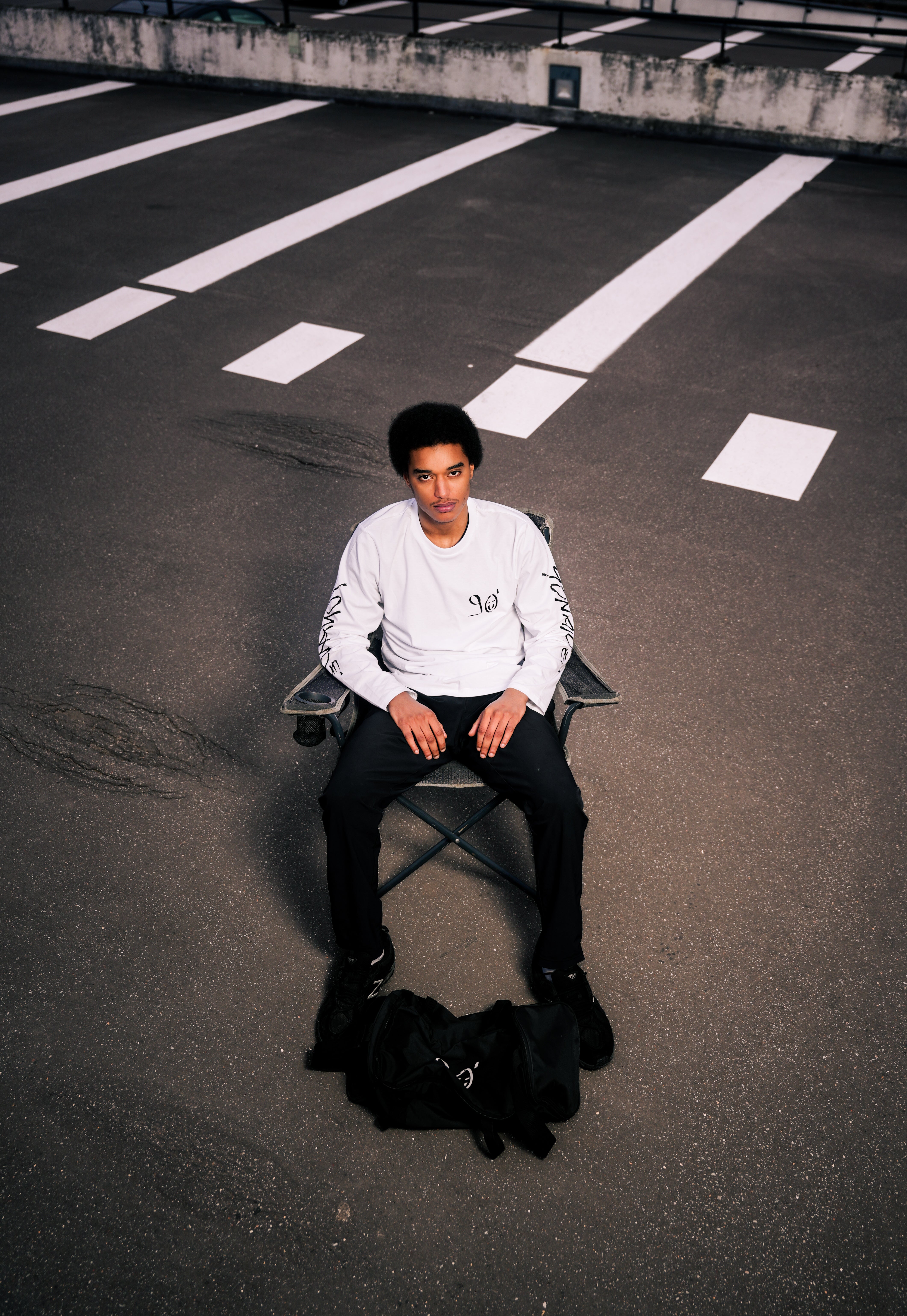 LONGSLEEVE 90NANTE BLANC/NOIR